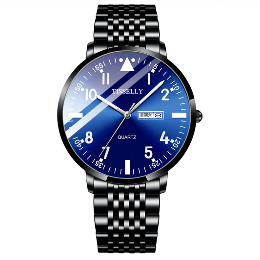 Men's Business Casual Steel Belt Quartz Watch