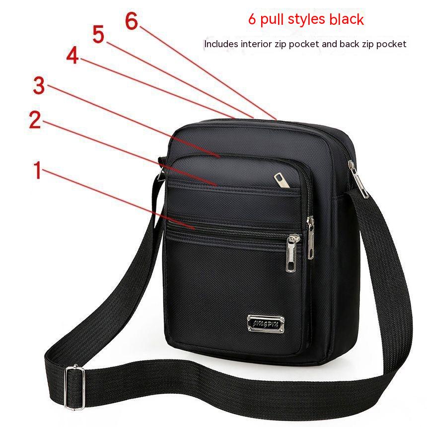 Large Capacity Multi-layer Waterproof Shoulder Crossbody Bag