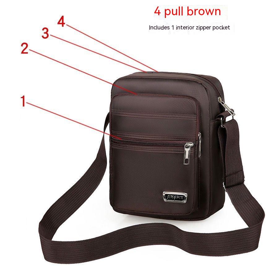 Large Capacity Multi-layer Waterproof Shoulder Crossbody Bag