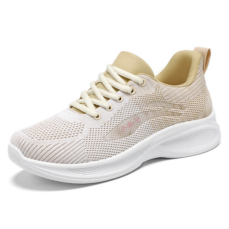 Soft Sole Sneakers Women's Breathable Flyknit