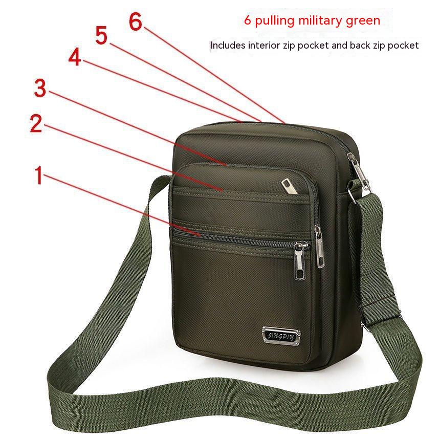 Large Capacity Multi-layer Waterproof Shoulder Crossbody Bag