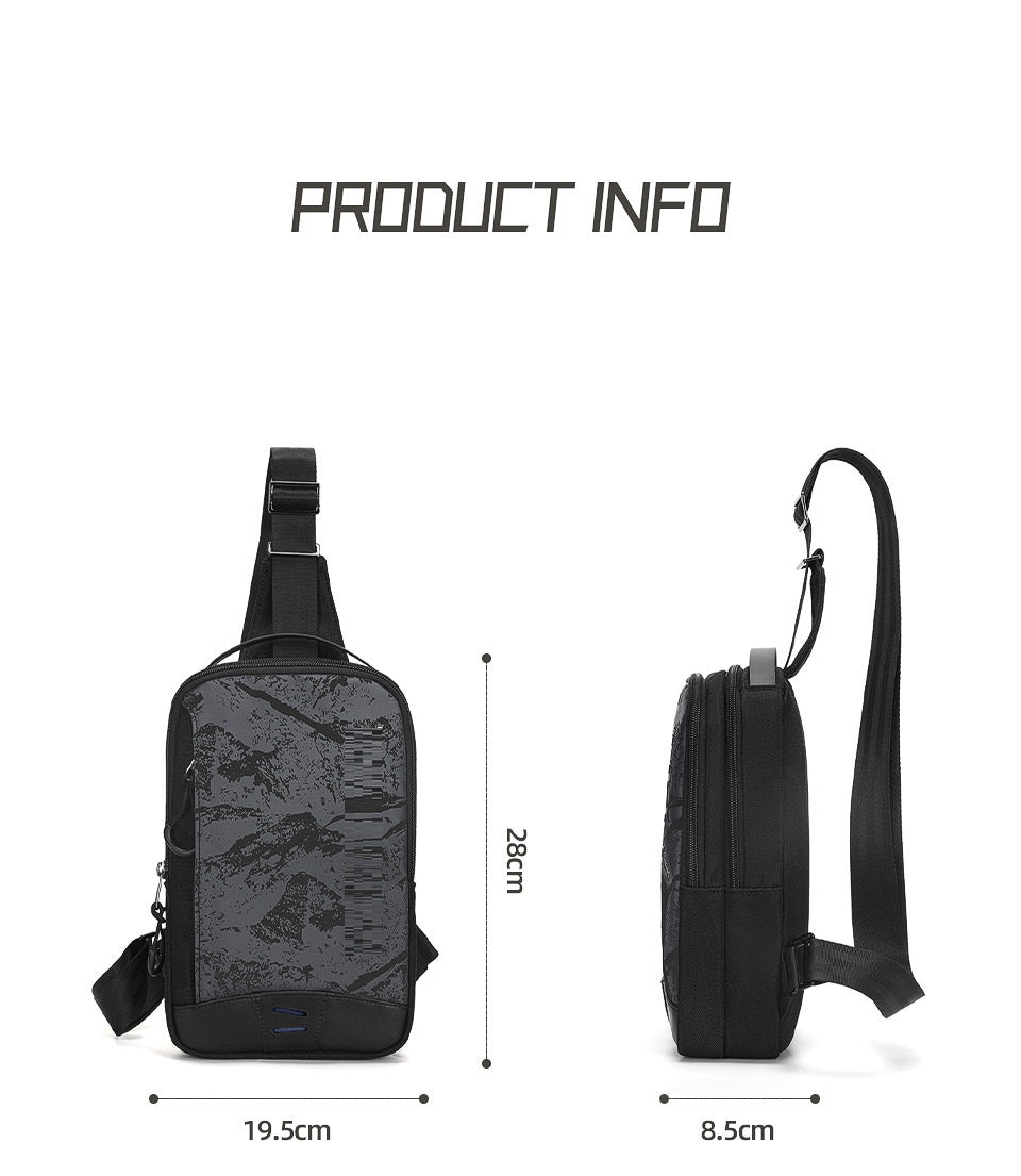 Ultra Light And Stylish Camouflage Simple Ins Chest Bag Breathable Waterproof Function